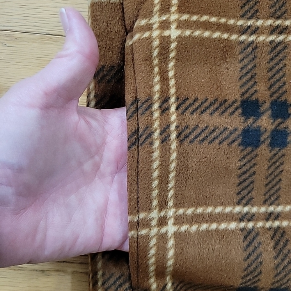 Weatherproof Shacket Men's Size Small Color Plaid Brown/Blue - Picture 9 of 14